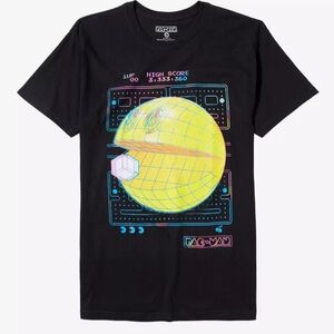 Pac-Man Grid Sphere T-Shirt Size Large